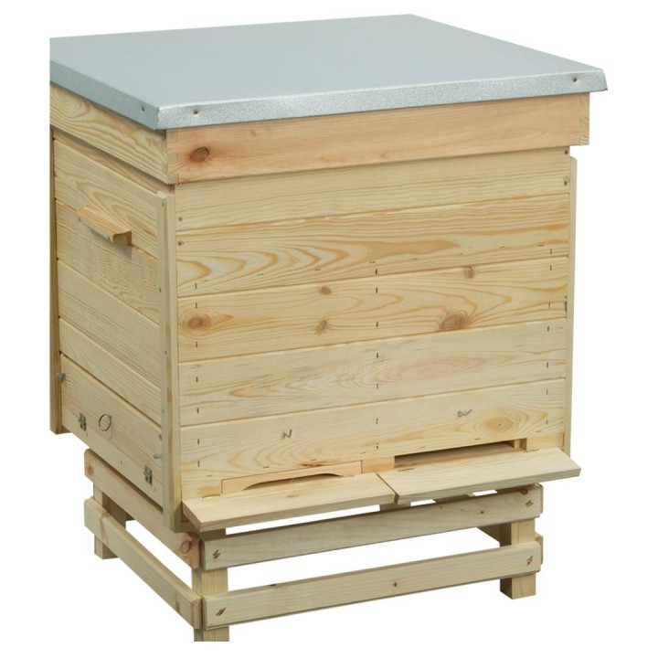 Ul Dadant drewniany - leżak (ramki, daszek, stołek) - 9014