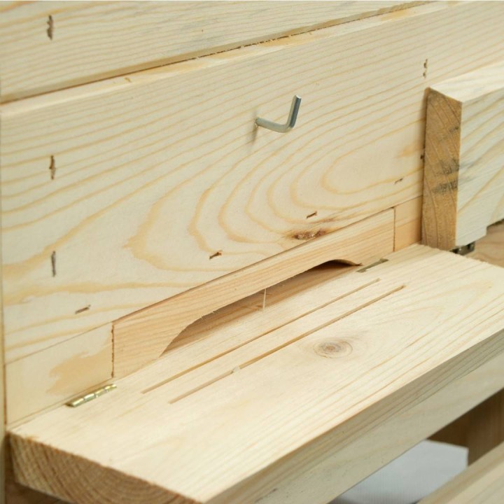 Ul Dadant drewniany - leżak (ramki, daszek, stołek) - 9014