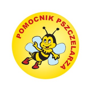 Paczka etykiet mini okrągłych pomocnik pszczelarza (100szt) - wzór EK12