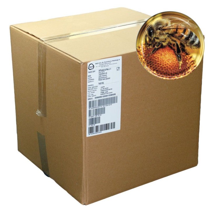 Karton zbiorczy (630 szt.) dużych nakrętek - wzór KND35