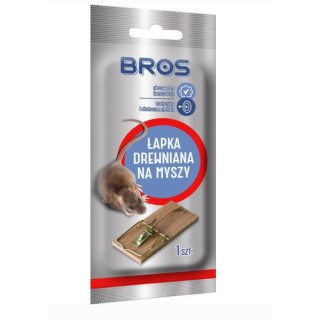 BROS - łapka na myszy drewniana