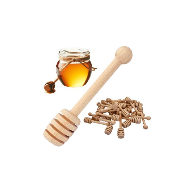 Pałeczka drewniana do miodu 10cm (5 szt) - PAL10