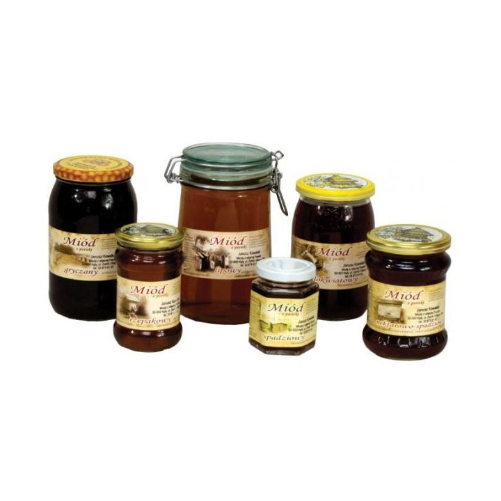 Paczka etykiet na miód faceliowy (100szt) - wzór E97