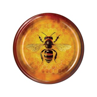 Paczka DUŻYCH nakrętek na słoiki z miodem (50szt) - wzór ND119