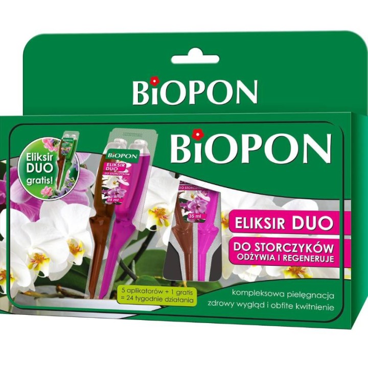 BIOPON - Eliksir DUO do storczyków odżywia i regeneruje 5*35ml - BP1579