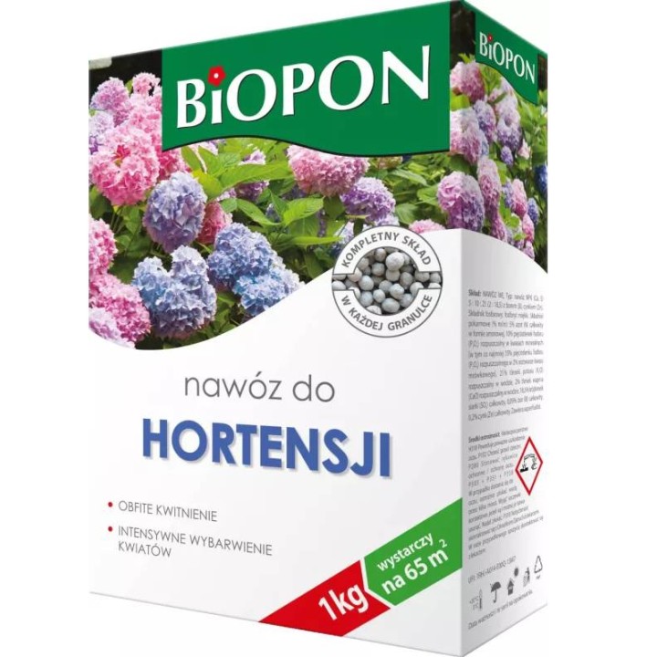 BIOPON - nawóz do hortensji granulat 1kg - BR1127G