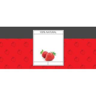Etykiety na przetwory - truskawki (50szt) - EZ45