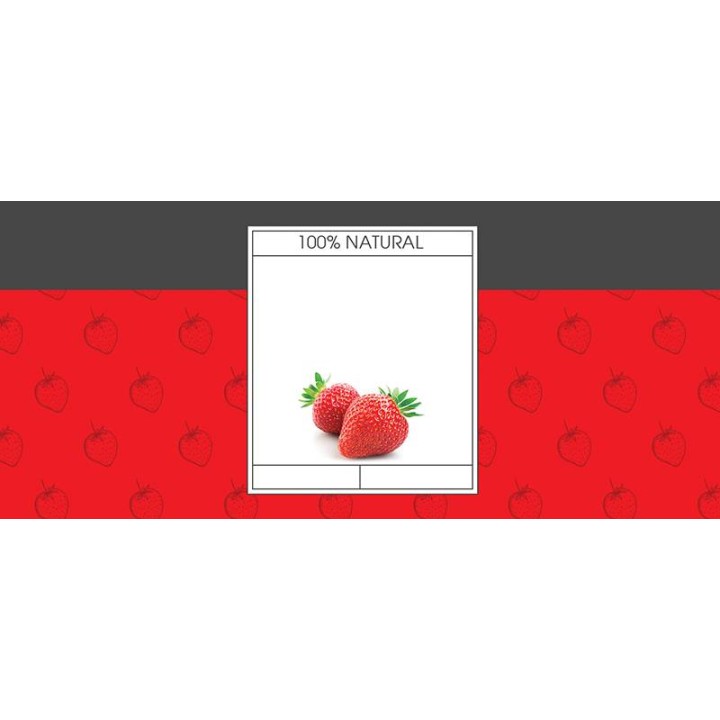 Etykiety na przetwory - truskawki (50szt) - EZ45