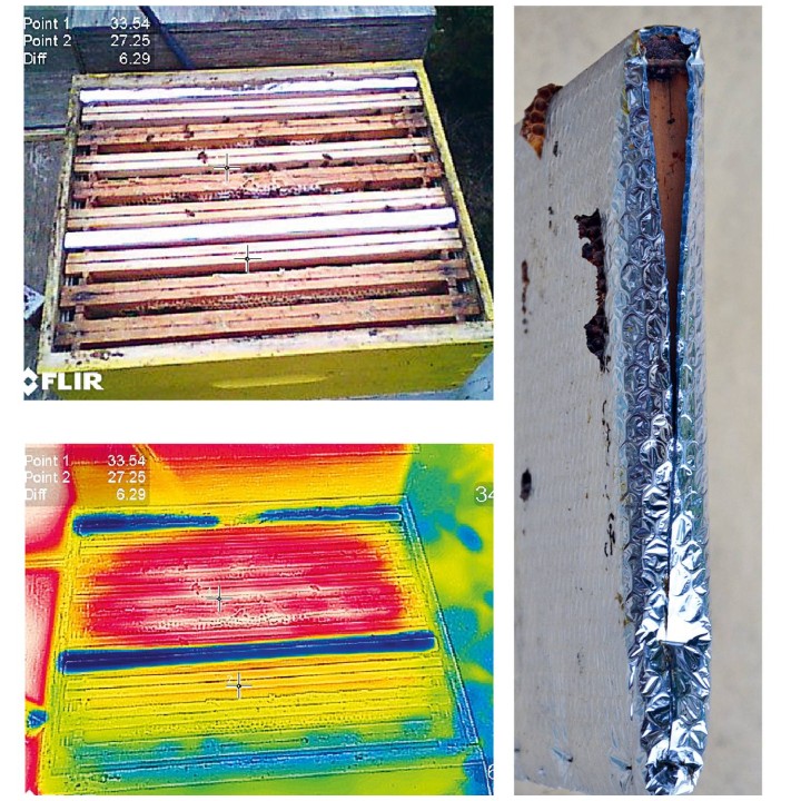 Mata izolująca PODWÓJNA do ula Dadant / Wielkopolskiego 12 ramkowego (49x42cm) - MI5P