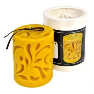 Silikonowa forma na świece - Walec odlewany 9,5cm - wzór FS61