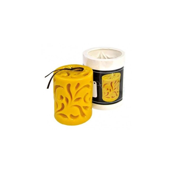 Silikonowa forma na świece - Walec odlewany 9,5cm - wzór FS61