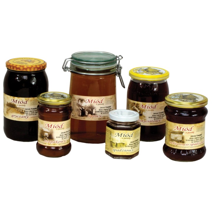 Paczka etykiet na miód mniszkowy 116x50 (100szt) - wzór E1011