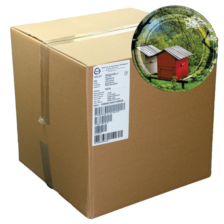 Karton zbiorczy (740 szt.) dużych nakrętek - wzór KND36