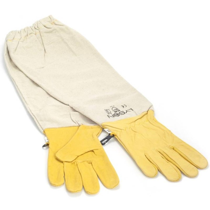 Rękawice skórzane żółte rozmiar S - XXL - wzór 60111