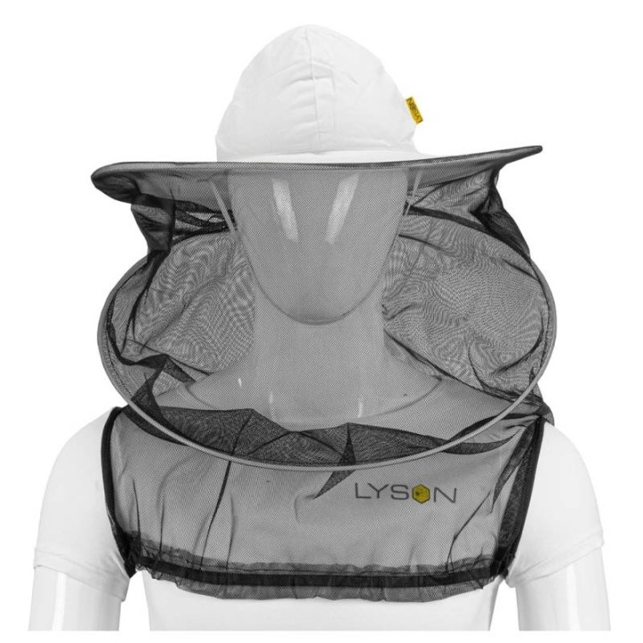 Kapelusz pszczelarski bawełniany z siatką i gumkami - 6006