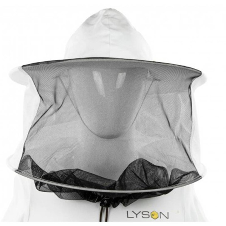 Kapelusz pszczelarski bawełniany z siatką i ściągaczem -  6025