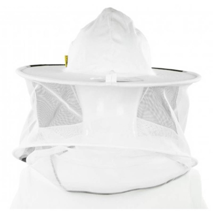 Kapelusz pszczelarski bawełniany z siatką i ściągaczem -  6025