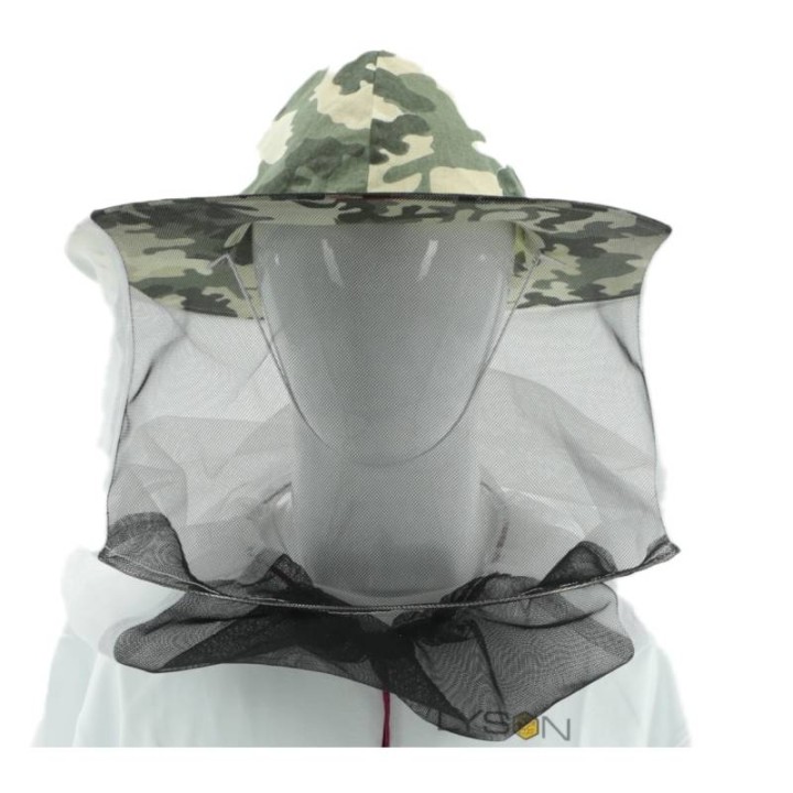 Kapelusz pszczelarski moro (siatka z tyłu) - 6038