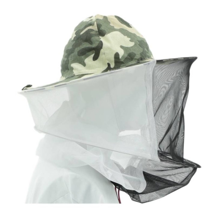 Kapelusz pszczelarski moro (siatka z tyłu) - 6038