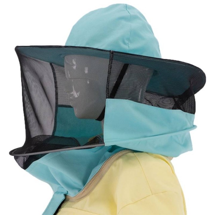 Bluza pszczelarska damska z kapeluszem rozpinana styl sport (COLOR LINE) - RÓŻNE KOLORY - M6057S