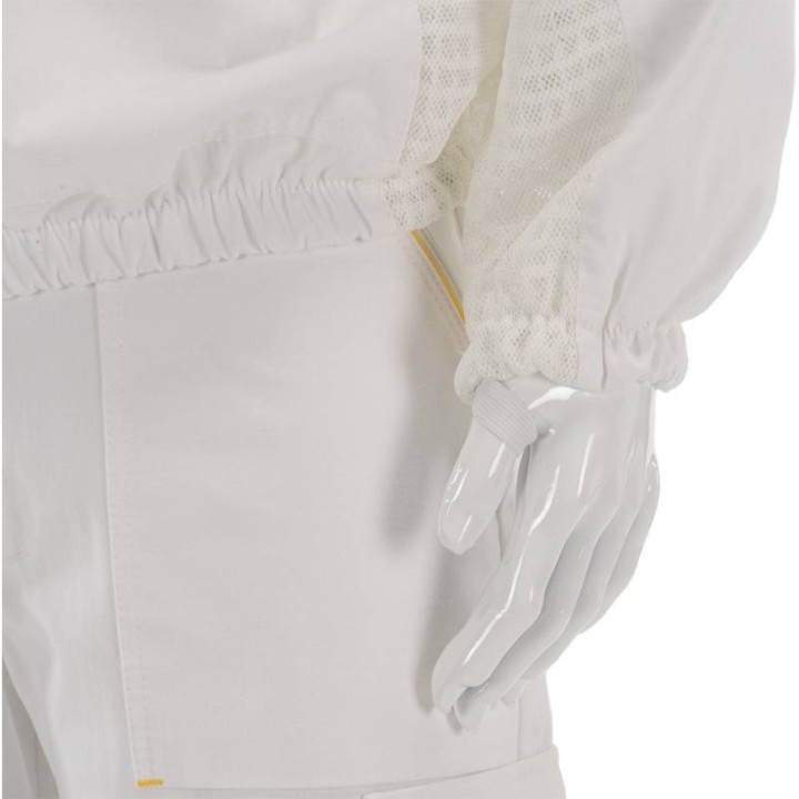 Bluza rozpinana z siatki (siatka z tyłu) z kapeluszem - M6030