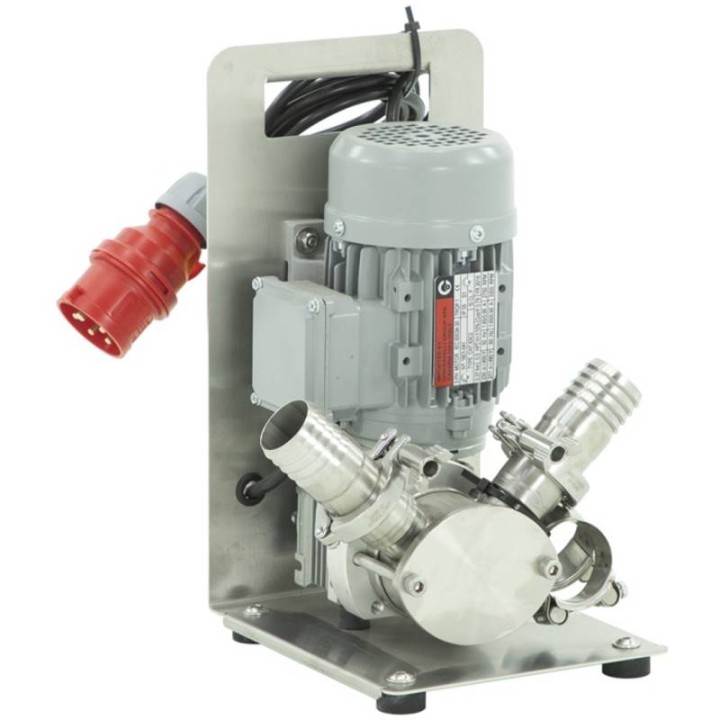 Urządzenie ssąco-tłoczące do kremowania i przepompowywania miodu 400V / 0,37kW, moduł wirnikowy, wersja kompaktowa - W2021G400