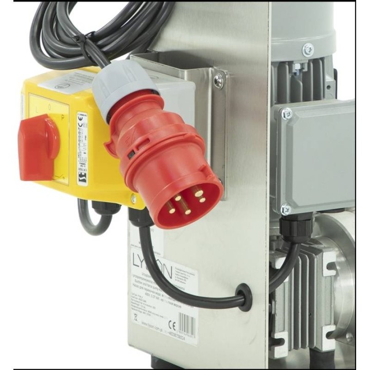 Urządzenie ssąco-tłoczące do kremowania i przepompowywania miodu 400V / 0,37kW, moduł wirnikowy, wersja kompaktowa - W2021G400