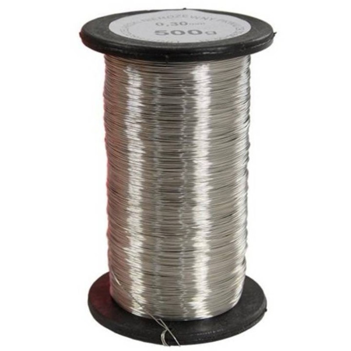 Drut do ramek pszczelich 0,3mm, 500g, nierdzewny - 40604