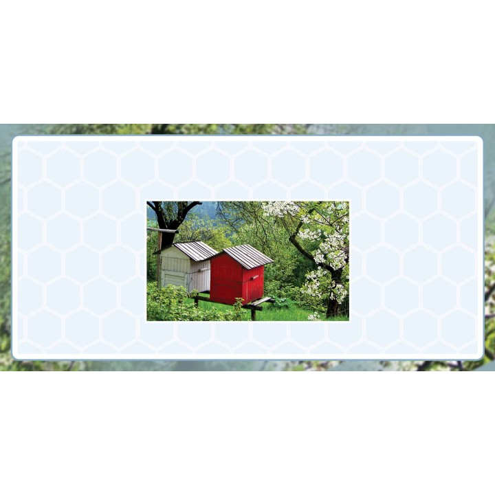 Etykiety na miód z własnym nazwiskiem PERSONALIZOWANE (100 szt) - wzór EN28