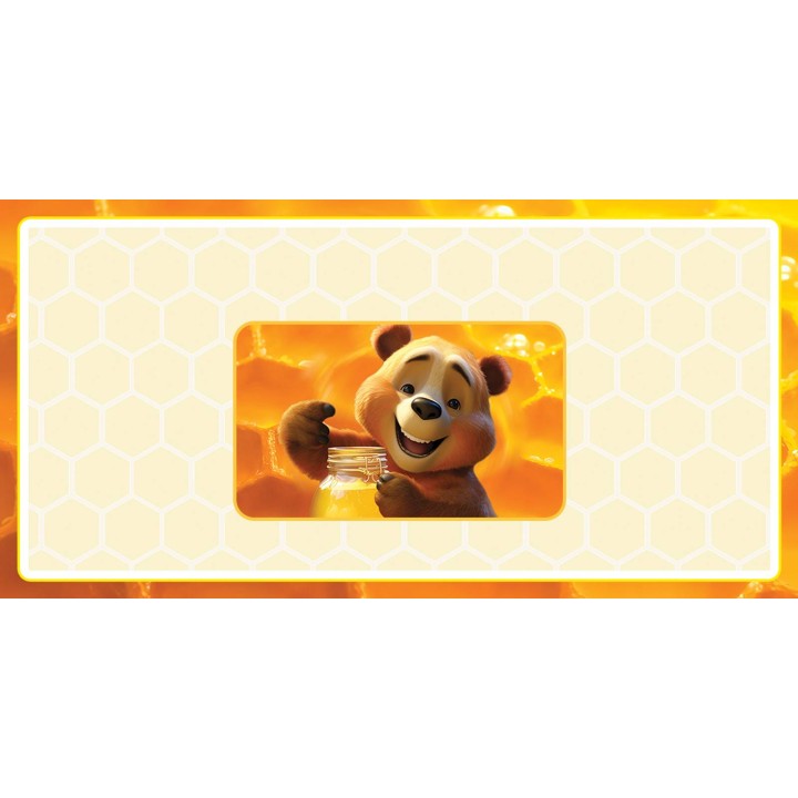 Etykiety na miód z własnym nazwiskiem PERSONALIZOWANE (100 szt) - wzór EN20