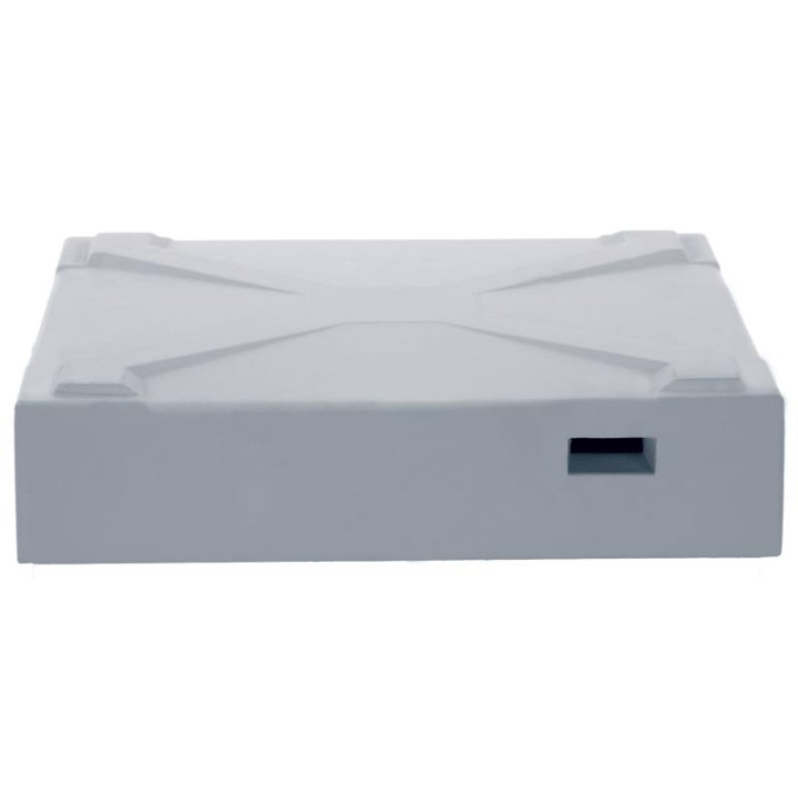 Daszek wysoki, Dadant, Langstroth, wielkopolski 12-ramkowy, Apipol z wentylacją, malowany (szary) - CLASSIC - W1015C_SZ