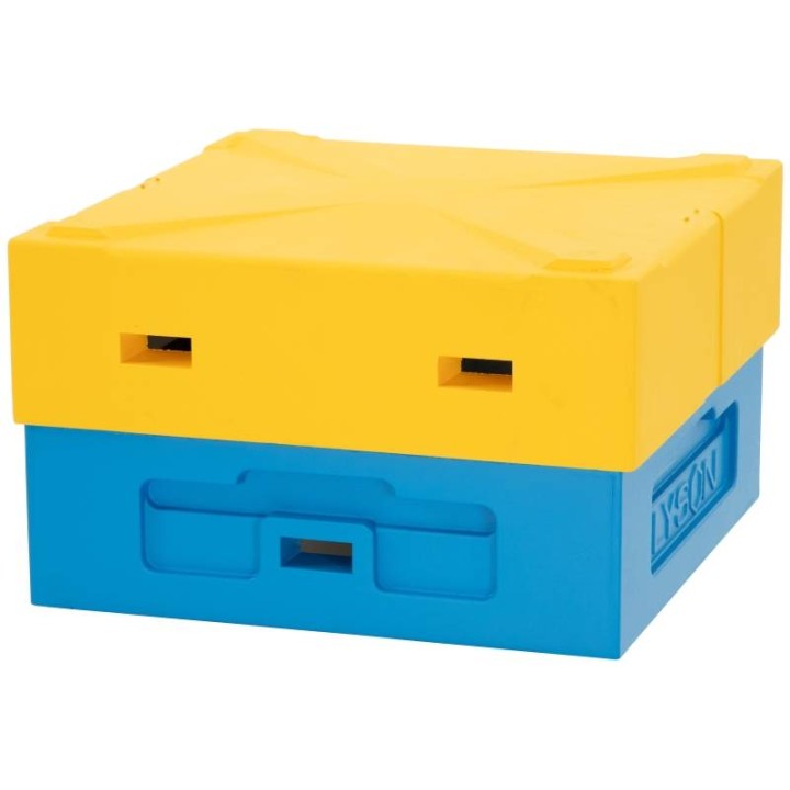 Daszek wysoki wielkopolski, Ostrowskiej z wentylacją, malowany (żółty) - CLASSIC - W1094W_C