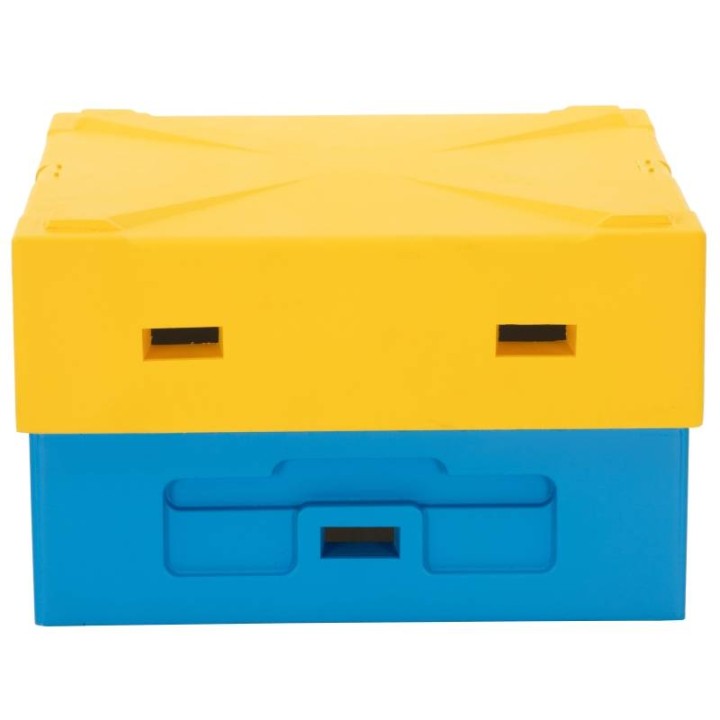 Daszek wysoki wielkopolski, Ostrowskiej z wentylacją, malowany (żółty) - CLASSIC - W1094W_C