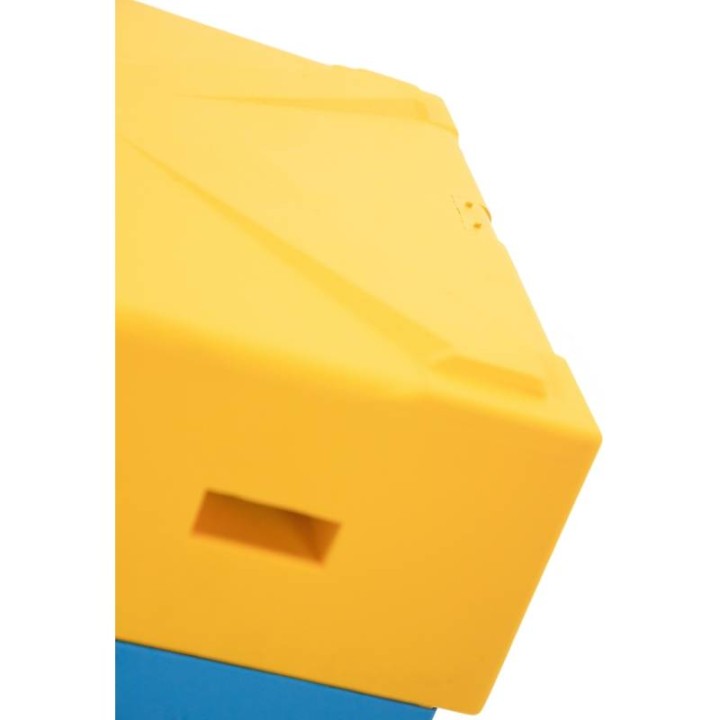 Daszek wysoki wielkopolski, Ostrowskiej z wentylacją, malowany (żółty) - CLASSIC - W1094W_C