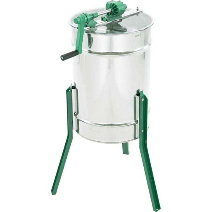 Miodarka diagonalna 2-ramkowa Ø420 mm, ramka: DADANT, ręczna – SAXO - SN_365