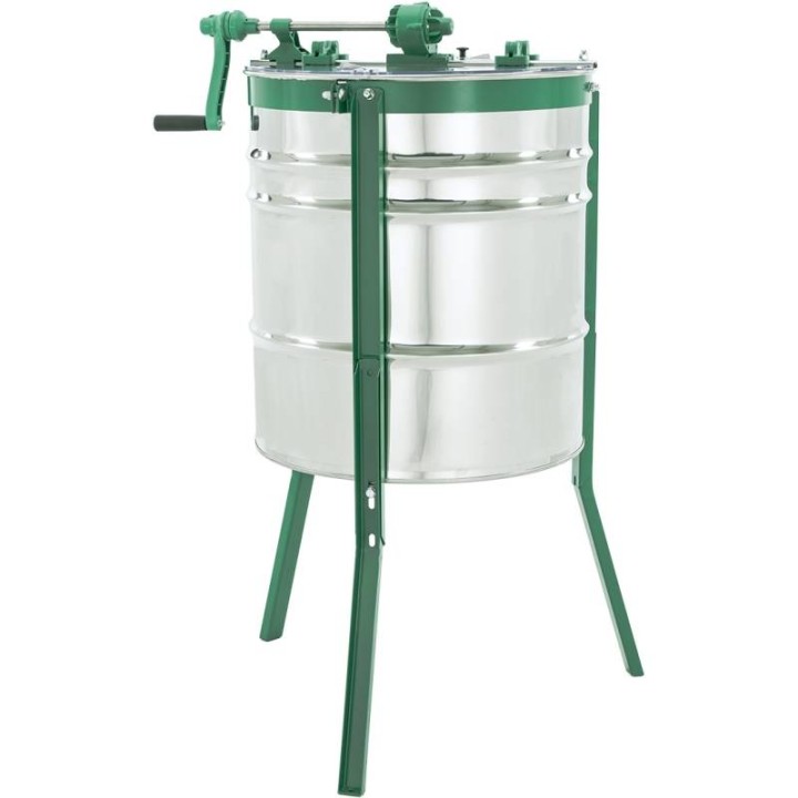 Miodarka diagonalna 4-ramkowa Ø640 mm, ramka: 4/8 DADANT, 4 WARSZAWSKA P., ręczna – FUEGO - SN_74/G