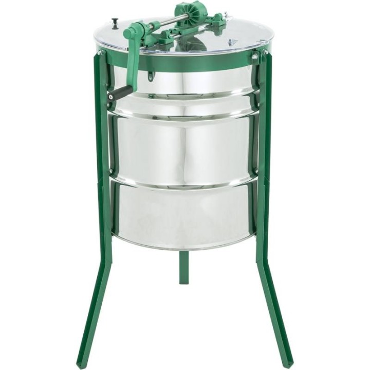 Miodarka diagonalna 4-ramkowa Ø640 mm, ramka: 4/8 DADANT, 4 WARSZAWSKA P., ręczna – FUEGO - SN_74/G