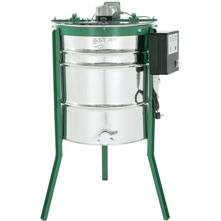 Miodarka diagonalna 4-ramkowa Ø525 mm, ramka: WIELKOPOLSKA, LANGSTROTH, elektr.ECO 200W – SPECIAL - SN_531