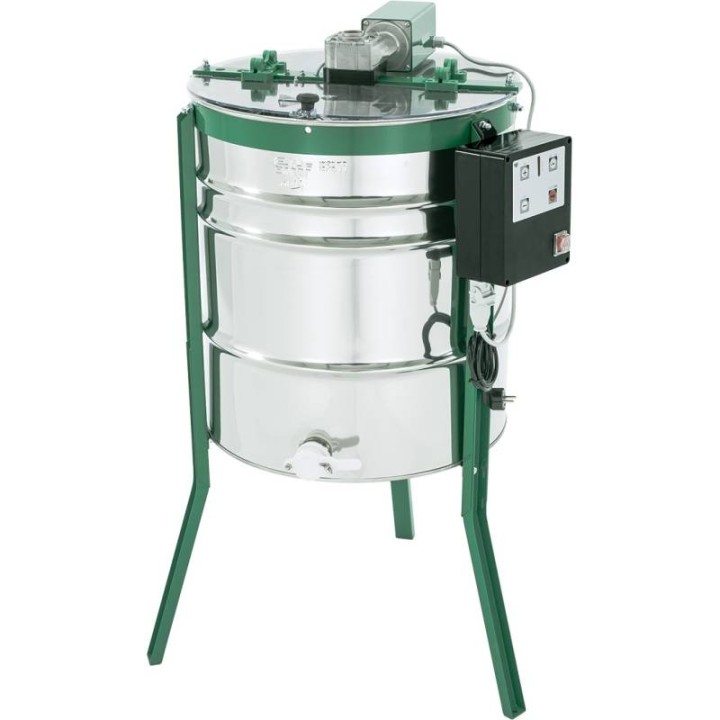 Miodarka diagonalna 4-ramkowa Ø525 mm, ramka: WIELKOPOLSKA, LANGSTROTH, elektr.ECO 200W – SPECIAL - SN_531