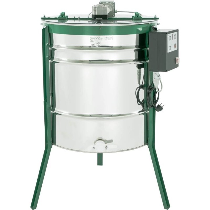 Miodarka diagonalna 4-ramkowa Ø640 mm, ramka: uniwersalna, elektr. ECO 200W – FUEGO -  SN_525