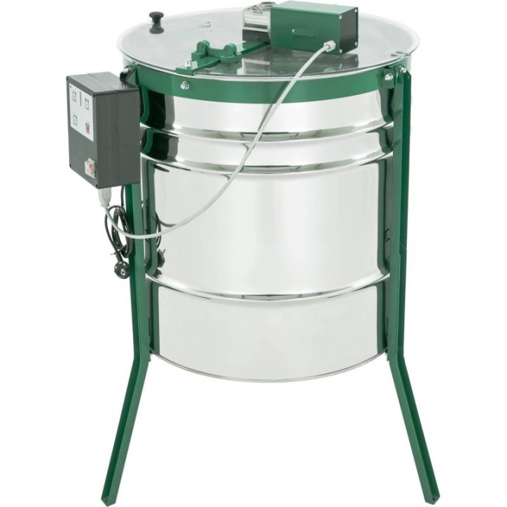 Miodarka diagonalna 4-ramkowa Ø640 mm, ramka: uniwersalna, elektr. ECO 200W – FUEGO -  SN_525