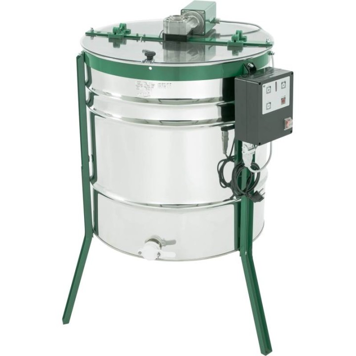 Miodarka diagonalna 4-ramkowa Ø640 mm, ramka: uniwersalna, elektr. ECO 200W – FUEGO -  SN_525