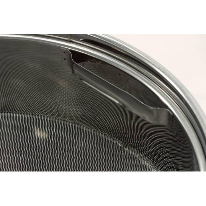 Odstojnik nierdzewny  80 l / ~120 kg  z sitem, zawór plastikowy, mufa nierdzewna - SN_64/G