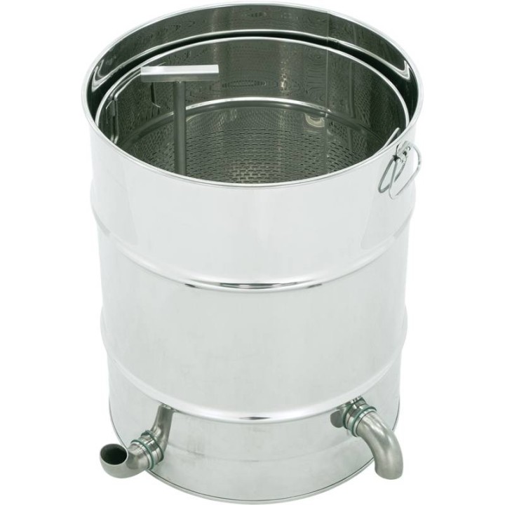 Topiarka do wosku na bazie odstojnika z sitem (koszem) bez palnikagazowego, kosz: 480 mm x 480 mm - SN_103/B