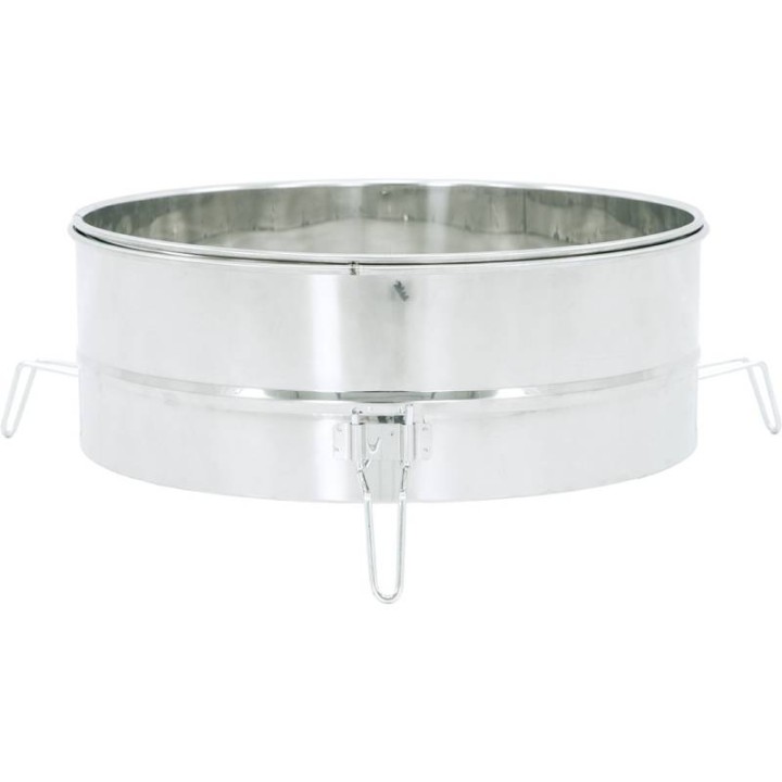 Sito nierdzewne Ø468 mm do odstojników 200-400 kg, podwójne z uchwytami - SN_40/A