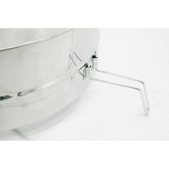 Sito nierdzewne Ø468 mm do odstojników 200-400 kg, podwójne z uchwytami - SN_40/A