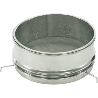 Sito nierdzewne Ø320 mm do odstojników 50-100 kg, podwójne z uchwytami - SN_39/A