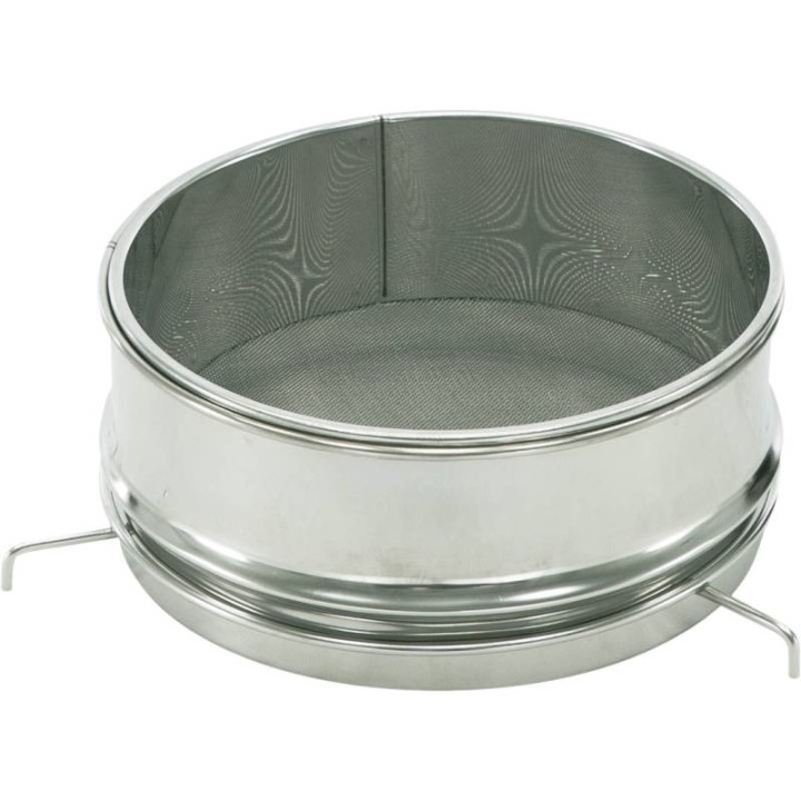 Sito nierdzewne Ø320 mm do odstojników 50-100 kg, podwójne z uchwytami - SN_39/A