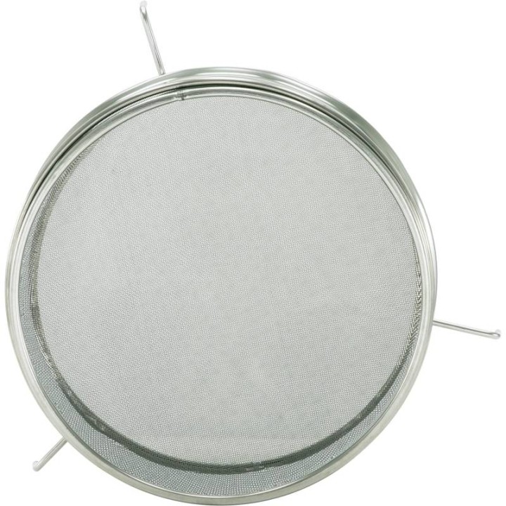 Sito nierdzewne Ø320 mm do odstojników 50-100 kg, podwójne z uchwytami - SN_39/A