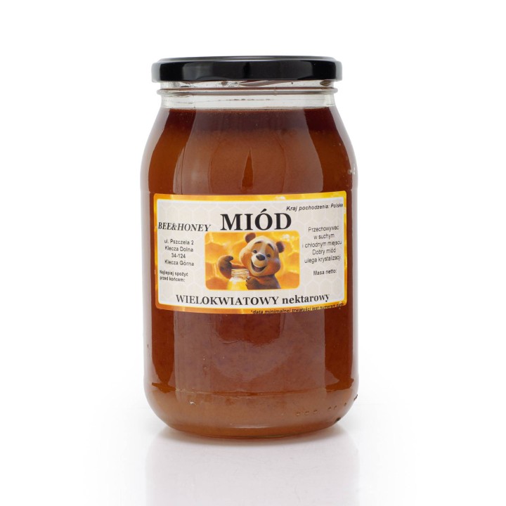 Etykiety na miód z własnym nazwiskiem PERSONALIZOWANE (100 szt) - wzór EN20